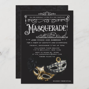 N'IMPORTE QUEL ÉVÉNEMENT - Invitation Masquerade P