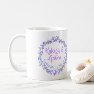 N'importe quel nom Anniversaire Floral Gift Mug