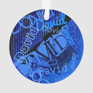 N'importe quel nom Personnalisable Creative Blue