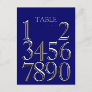 N'Importe Quel Numéro De Table Couleur Bloque L'Ar