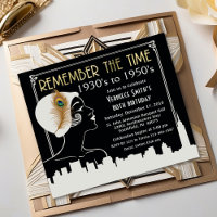 N'IMPORTE QUELLE ANNÉE - Invitation d'anniversaire