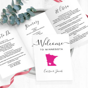 N'importe quelle couleur Minnesota Carte Mariage B
