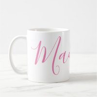 N'importe quelle couleur - Nom du script Mug perso
