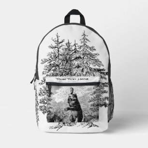 Nimrod - Bär und Bienen Bedruckter Rucksack