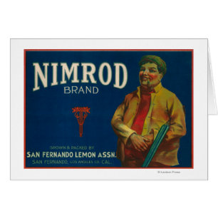 Nimrod Lemon LabelSan Fernando, CA