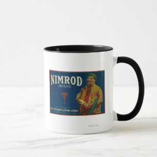 Nimrod Lemon LabelSan Fernando, CA Tasse
