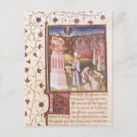 Nimrod mit Blick auf das Gebäude des Turms von