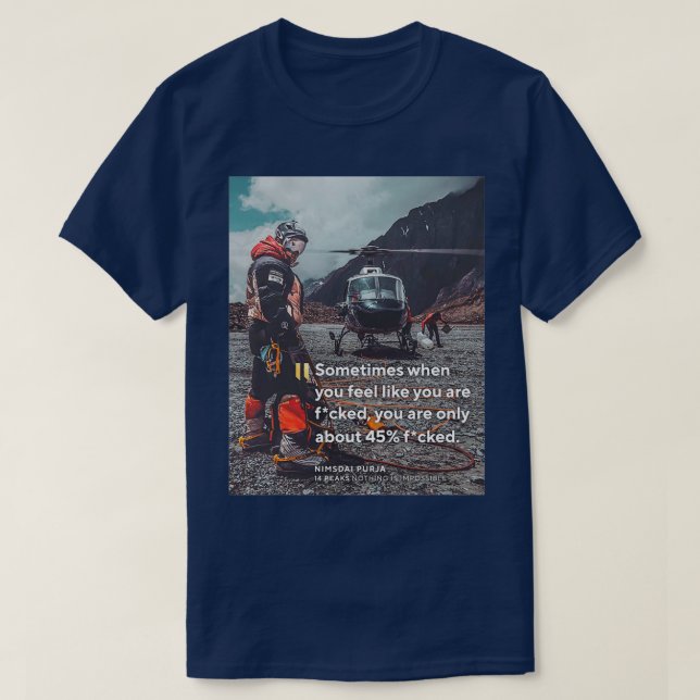 Nimsdai Purja 1 T-Shirt (Design vorne)