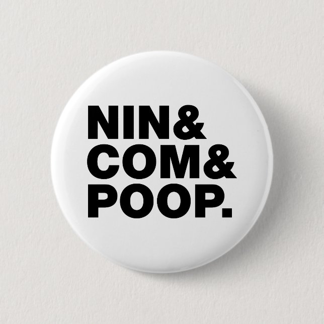 NIN & COM & KACK. BUTTON (Vorderseite)