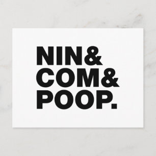 NIN & COM & KACK. POSTKARTE