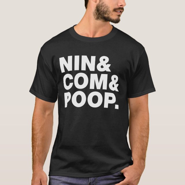 NIN & COM & KACK. T-Shirt (Vorderseite)