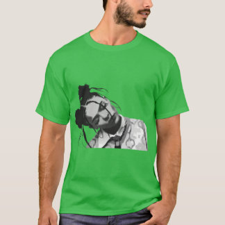 Nina Chuba Vektorkunst Serene und Edgy Monochrom C T-Shirt