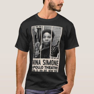 Nina-Jazz-Konzertposter Mädchen Mädchen T-Shirt