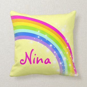 nina-Kissenkissen der gelben Mädchen des Kissen