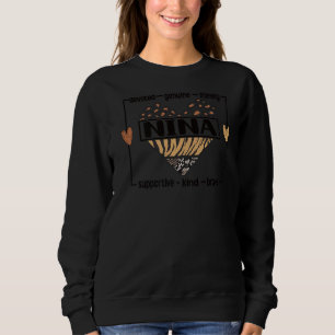 Nina Madrina Spanisch Godmutter Vorschlag 1 Sweatshirt