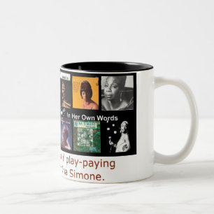 Nina Simone: In ihren eigenen Wörtern Zweifarbige Tasse