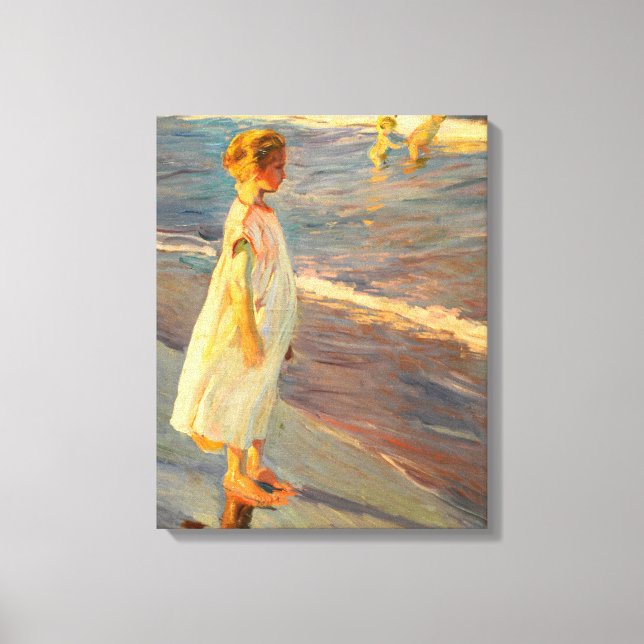Niña von Joacquin Sorolla Leinwanddruck (Vorderseite)