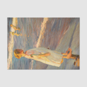 Niña von Joacquin Sorolla Seidenpapier