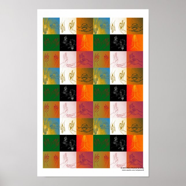 Nine Mudras Poster B (Vorne)