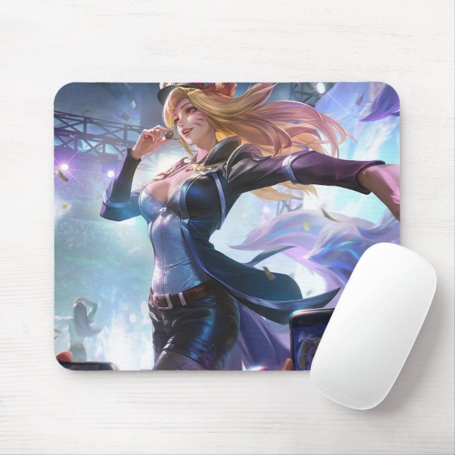 Nine Schwanz Fox Mousepad | Benutzerdefinierbares  (Mit Mouse)