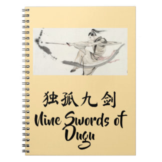 Nine Swords of Dugu Notebook Notizblock