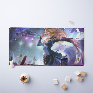 Nine Tail Fox Deskmat   Mat de bureau personnalisa