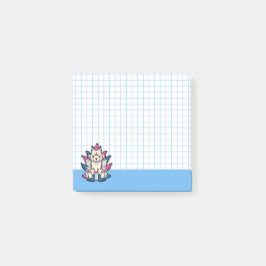 Nine-Tailed Kitsune- Japanischer Fuchs Yokai Blaue Post-it Klebezettel