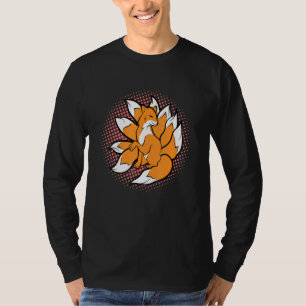 Nine Tails Kitsune Japanese Fox Kami Inari for Gi T-Shirt