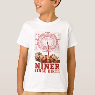 Niner Since Birth Red Stadium T-Shirt für Jugendli