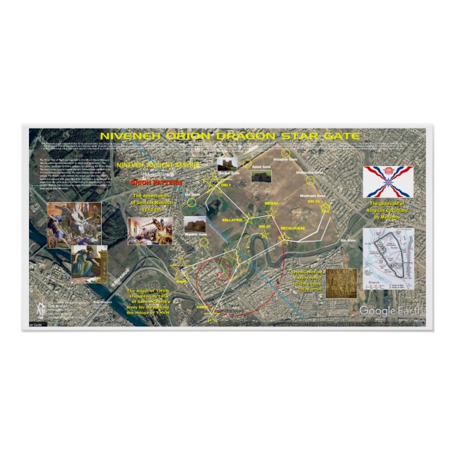 Nineveh Orion Star Karte Poster (Vorderseite)