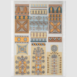 Nineveh und Persien Vintage-Ornamente von Owen Jon Seidenpapier