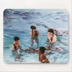 Ninfas en el agua/Nymphen im Wasser Mousepad