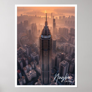 Ningbo China Kunst, Dichtung und Musik Poster