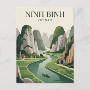 Ninh Binh Vietnam Postkarte