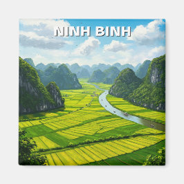 Ninh Binh Vietnam Travel Magnet