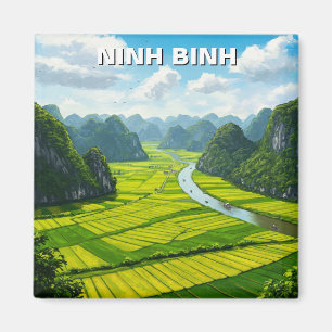 Ninh Binh Vietnam Travel Magnet