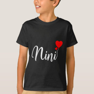 Nini Sweetheart Design mit romantischem Herz T-Shirt