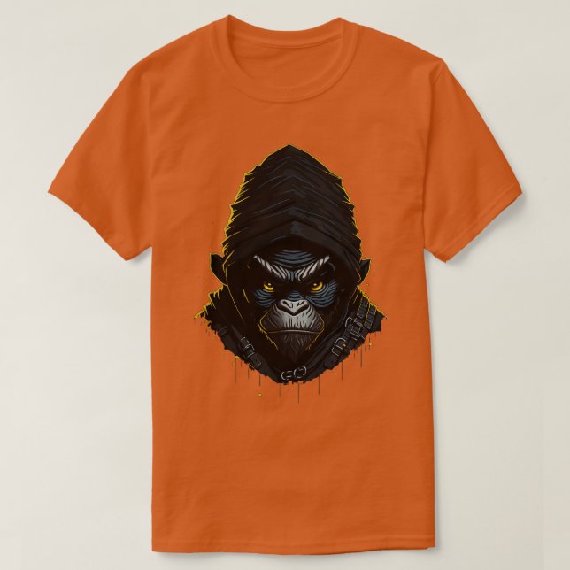 Ninja-Affe T-Shirt (Design vorne)
