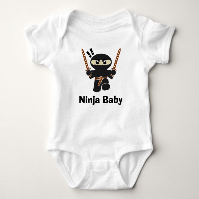 Ninja Baby Baby Strampler (Vorderseite)