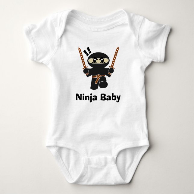 Ninja Baby Strampler (Vorderseite)