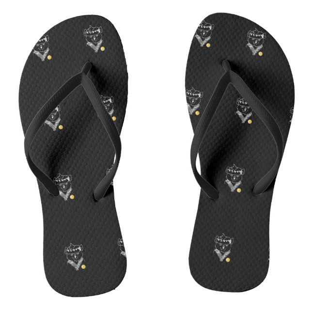 Ninja Bär Flip Flops (Fußbett)
