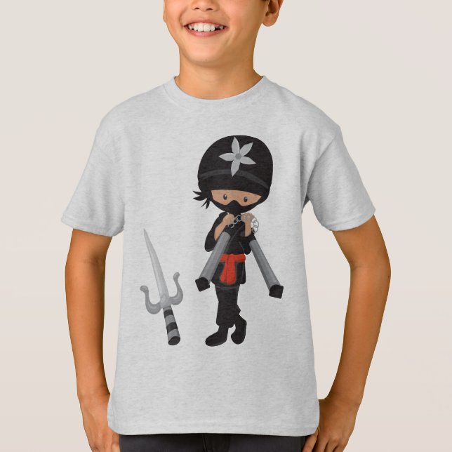 Ninja Basic Hanes Tagless ComfortSoft® T - Shirt (Vorderseite)