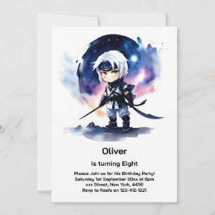 Ninja Birthday Einladung