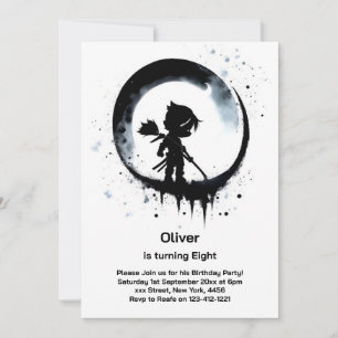 Ninja Birthday Einladung