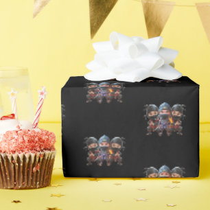 Ninja Birthday Geschenkpapier