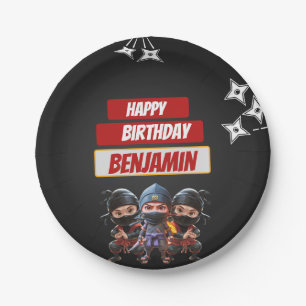 Ninja Birthday Pappteller