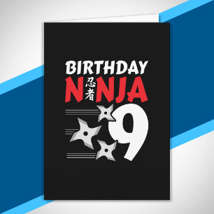 Ninja Birthday Party - Birthday Ninja 9 Karte
