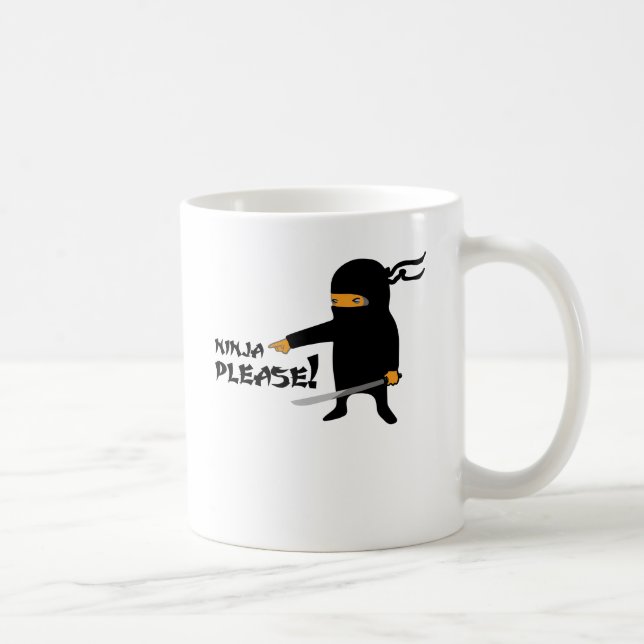 Ninja bitte! kaffeetasse (Rechts)