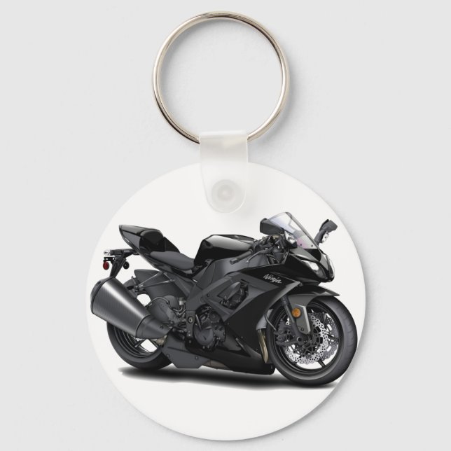 Ninja Black Bike Schlüsselanhänger (Vorderseite)