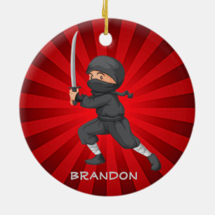 Ninja Boy Design Ornament